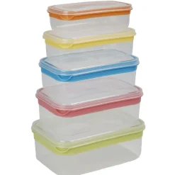Boîte alimentaire plastique x5^Gifi Outlet