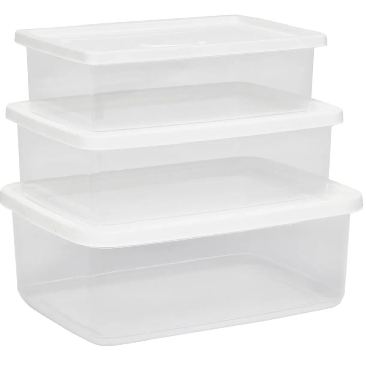 Boîte alimentaire rectangulaire polypropylène x3^Gifi Hot