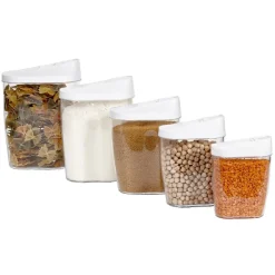 Boîte alimentaire transparente encastrable x5^Gifi Online