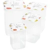 Boîte alimentaire transparent couvercle imprimé x4^Gifi Outlet