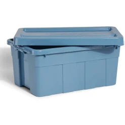 Rangement|Gifi Boîte bricolage plastique bleu 45L