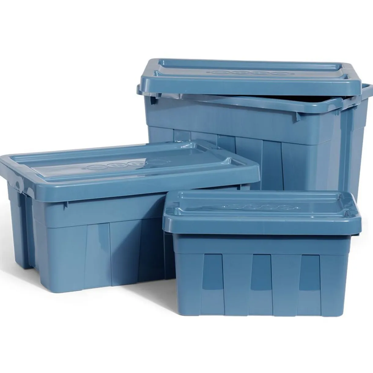 Rangement|Gifi Boîte bricolage plastique bleu 45L