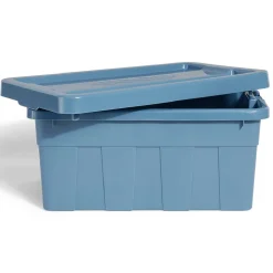 Rangement|Gifi Boîte bricolage plastique bleu 45L