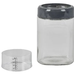Boîte conservation verre 2 en 1 couvercle mesureur^Gifi Discount