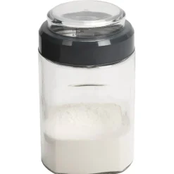 Boîte conservation verre 2 en 1 couvercle mesureur^Gifi Discount