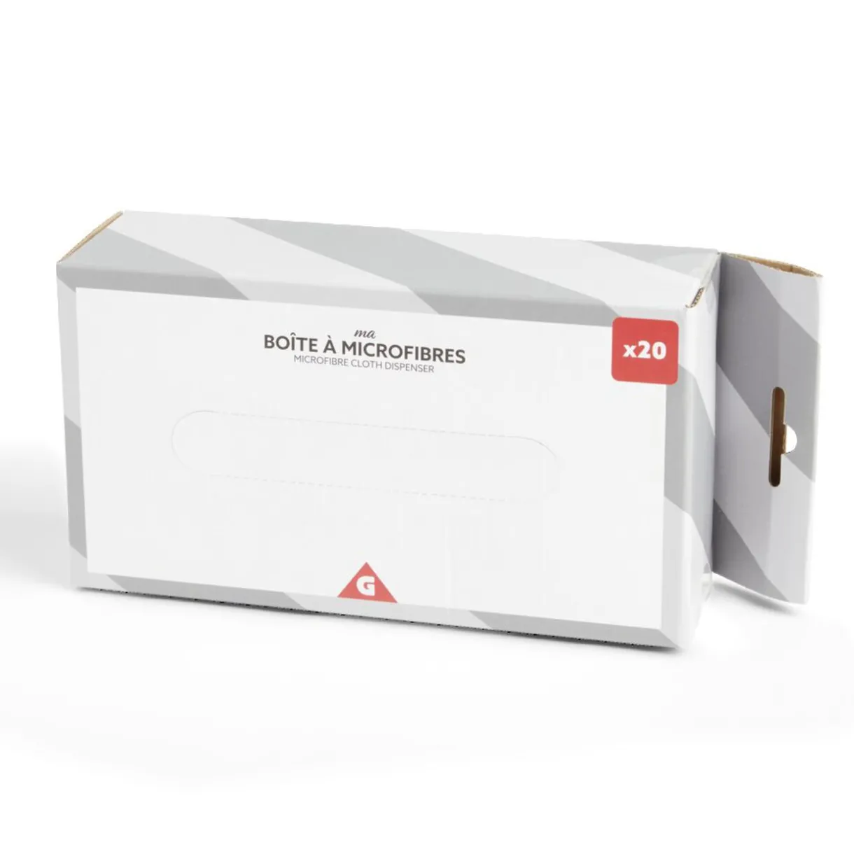 Nettoyage Et Entretien|Gifi Boîte de 20 microfibres polyester 22x22cm