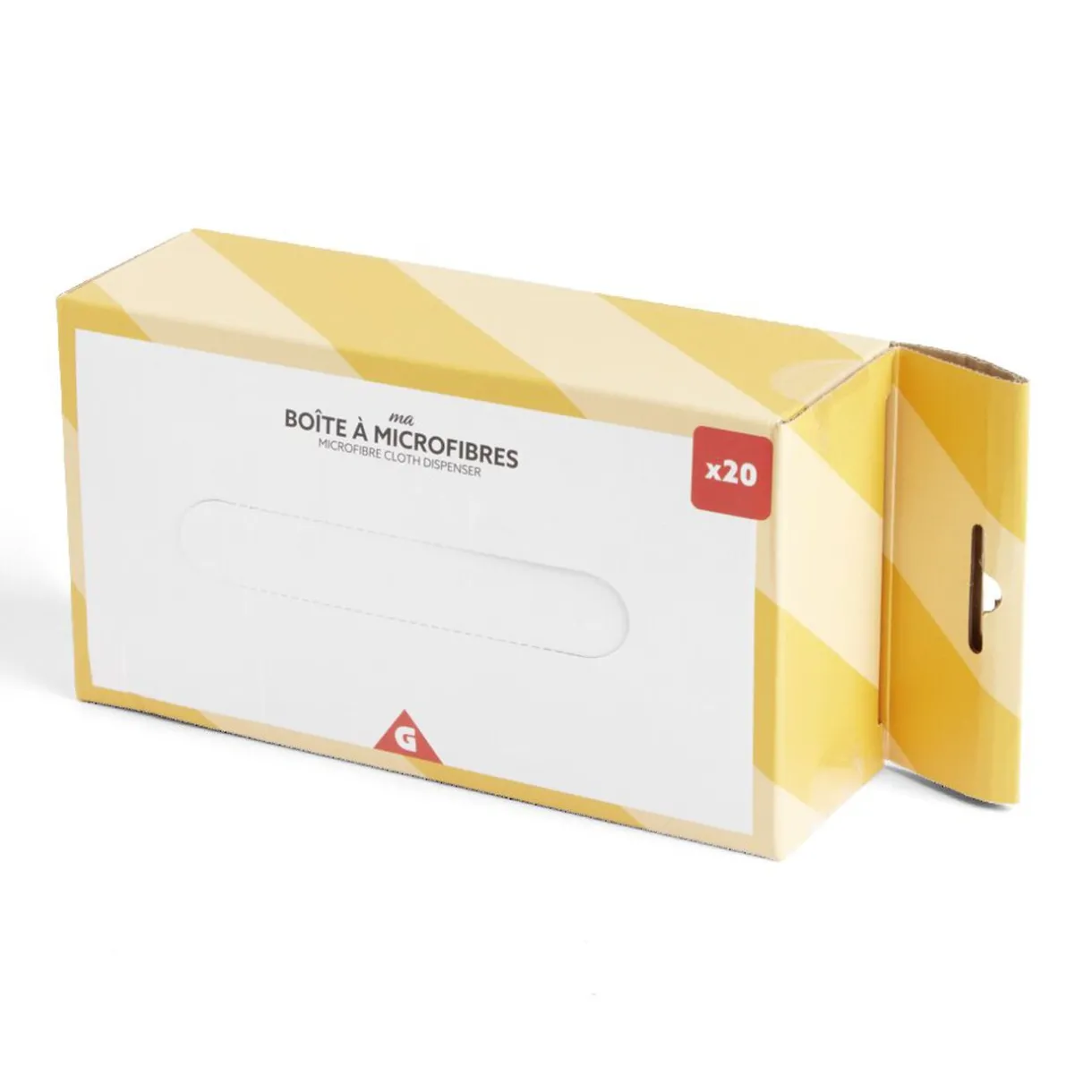 Nettoyage Et Entretien|Gifi Boîte de 20 microfibres polyester 22x22cm