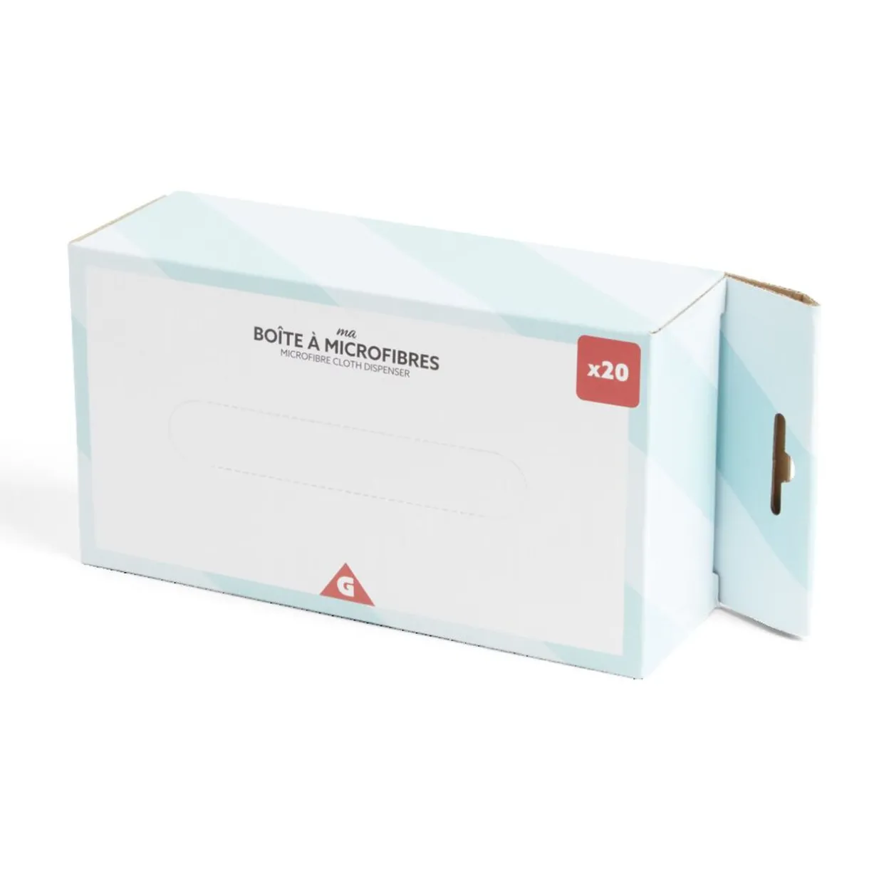 Nettoyage Et Entretien|Gifi Boîte de 20 microfibres polyester 22x22cm