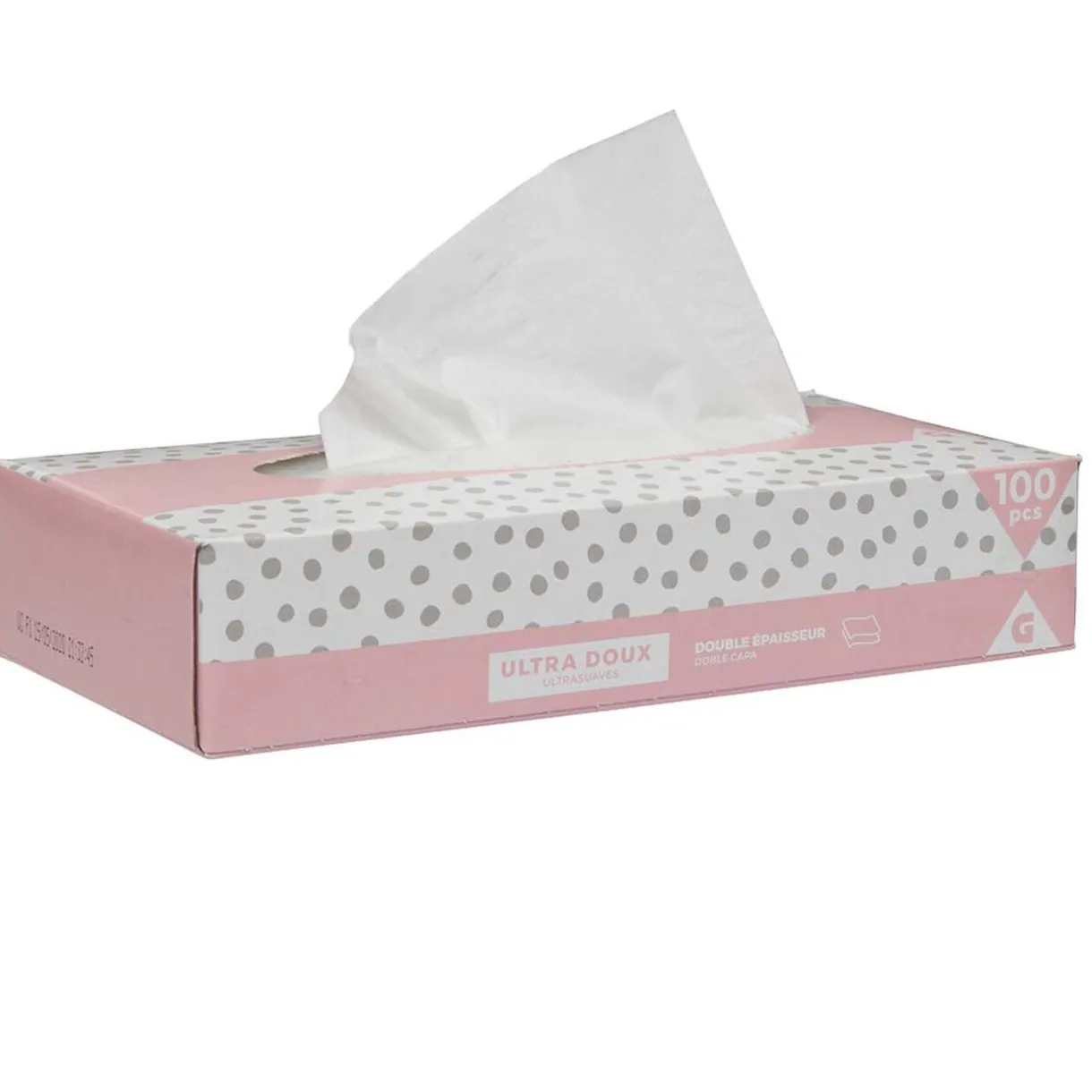 Gifi Boîte de 100 mouchoirs double épaisseur