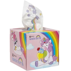 Discount Gifi Boîte de 56 mouchoirs licorne
