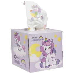 Discount Gifi Boîte de 56 mouchoirs licorne