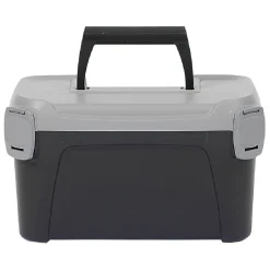 Rangement|Gifi Boîte de bricolage en plastique noir et gris x2