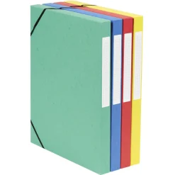 Rangement|Gifi Boîte de classement cartonnée élastique x4