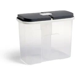 Boîte de conservation en plastique à 2 compartiments transparent 2,1L^Gifi Hot