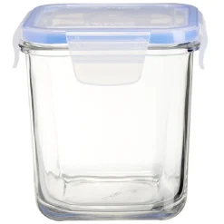 Boîte de conservation en verre hermétique L11,3xl11,3xH11,9 cm^Gifi New