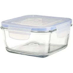 Boîte de conservation en verre hermétique L14,3xl14,3xH8,6 cm^Gifi New