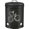 Boîte de conservation pour oignon en métal noir^Gifi Best