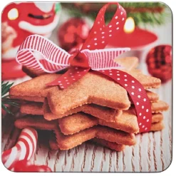 Boîte de Noël carré vintage métal motif biscuit étoile^Gifi Hot
