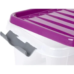 Entretien Du Linge|Gifi Boîte de rangement à clip 14 L