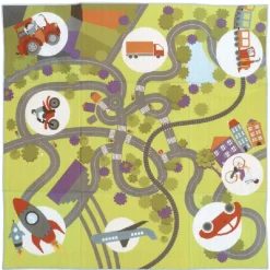 Rangement|Gifi Boîte de rangement 2 en 1 bleue pour enfant