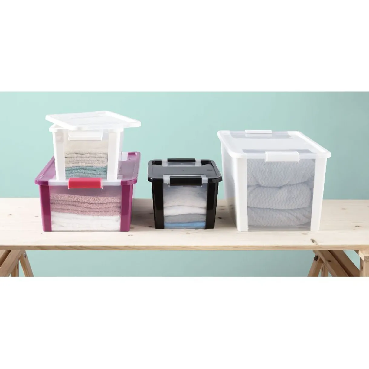 Rangement|Gifi Boîte de rangement 11 L blanc