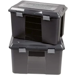 Rangement|Gifi Boîte de rangement 60 L x 2