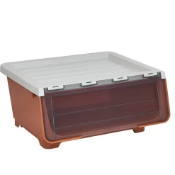 Rangement|Gifi Boîte de rangement à ouverture latérale - 43x33xH21 cm