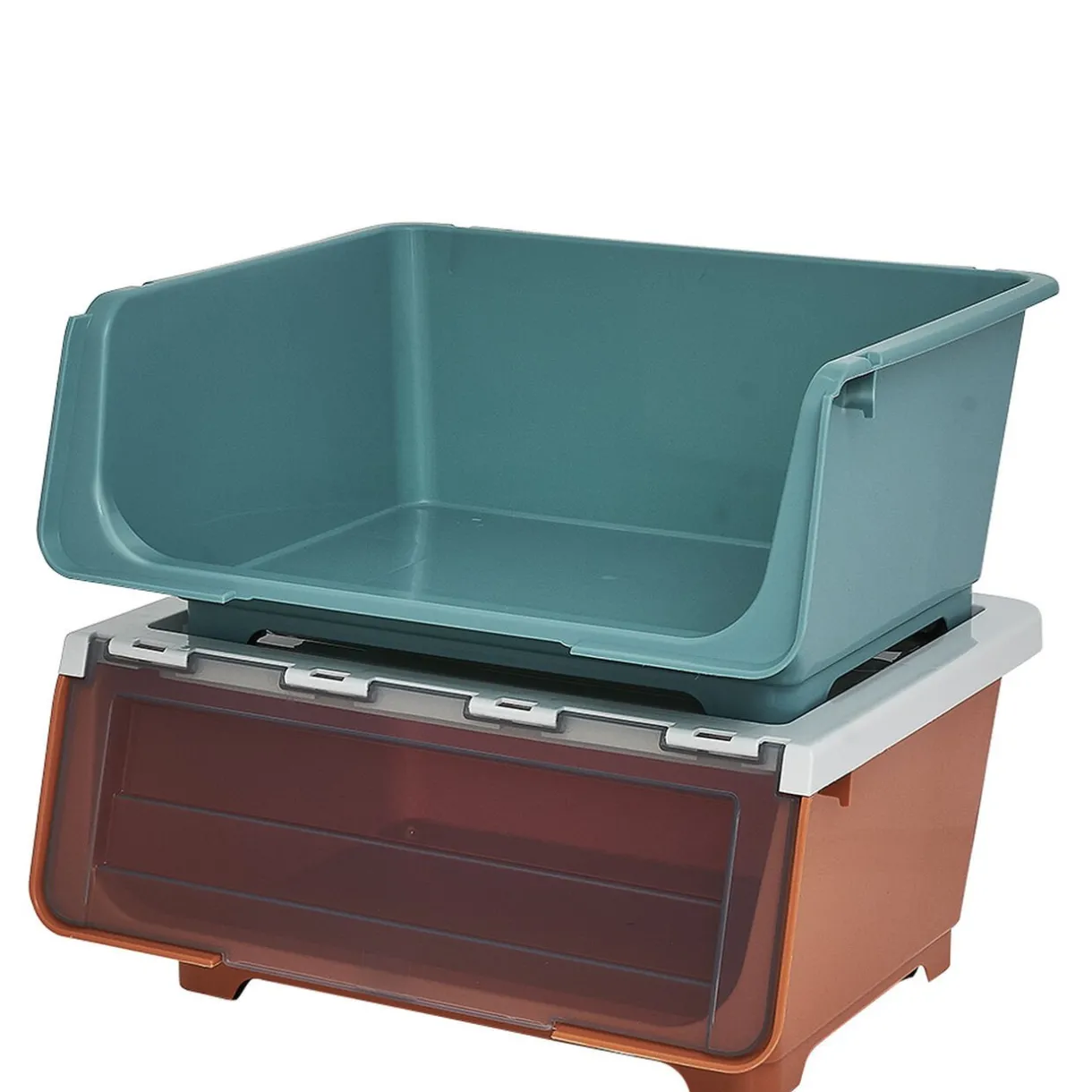 Rangement|Gifi Boîte de rangement à ouverture latérale - 43x33xH21 cm