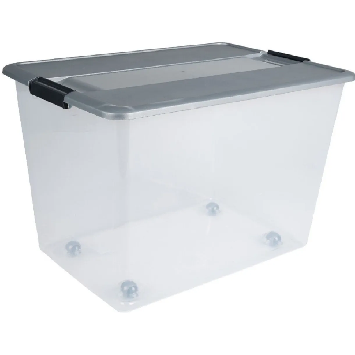 Rangement|Gifi Boîte de rangement A3 Kliker Roller couvercle clips 58 L