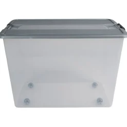 Rangement|Gifi Boîte de rangement A3 Kliker Roller couvercle clips 58 L