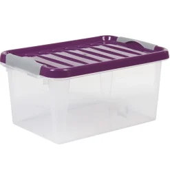 Entretien Du Linge|Gifi Boîte de rangement avec clips 8 L