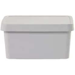 Rangement|Gifi Boîte de rangement avec couvercle grise 3,6 L