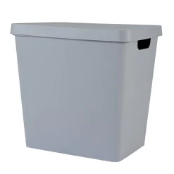 Rangement|Gifi Boîte de rangement avec couvercle grise 26 L