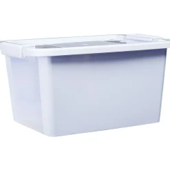 Rangement|Gifi Boîte de rangement avec couvercle lavande transparent 11L