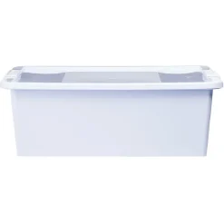 Rangement|Gifi Boîte de rangement avec couvercle lavande transparent 26L