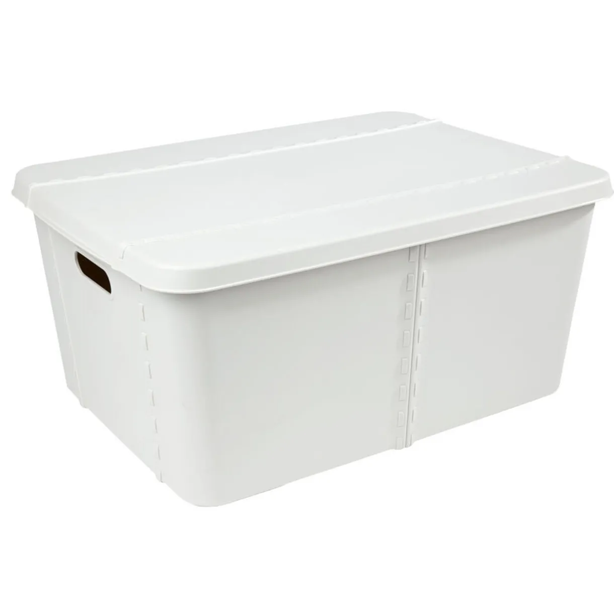 Rangement|Gifi Boîte de rangement blanche 45 L