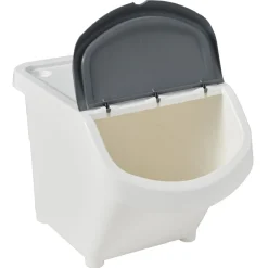 Rangement|Gifi Boîte de rangement blanche avec couvercle 20 L