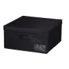 Entretien Du Linge|Gifi Boîte de rangement carrée noire