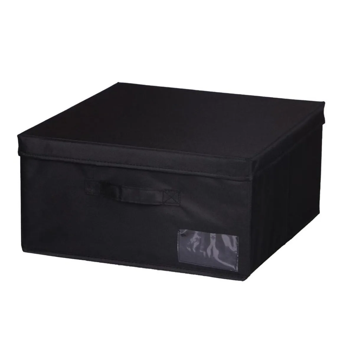 Entretien Du Linge|Gifi Boîte de rangement carrée noire