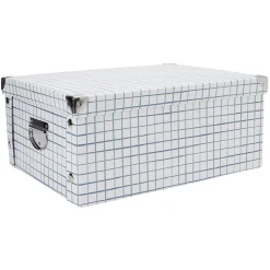 Rangement|Gifi Boîte de rangement carton L30 x H17 x L40 cm