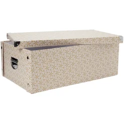 Rangement|Gifi Boîte de rangement carton L34 x H18,5x L51 cm