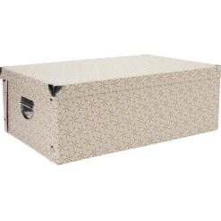 Rangement|Gifi Boîte de rangement carton L34 x H18,5x L51 cm