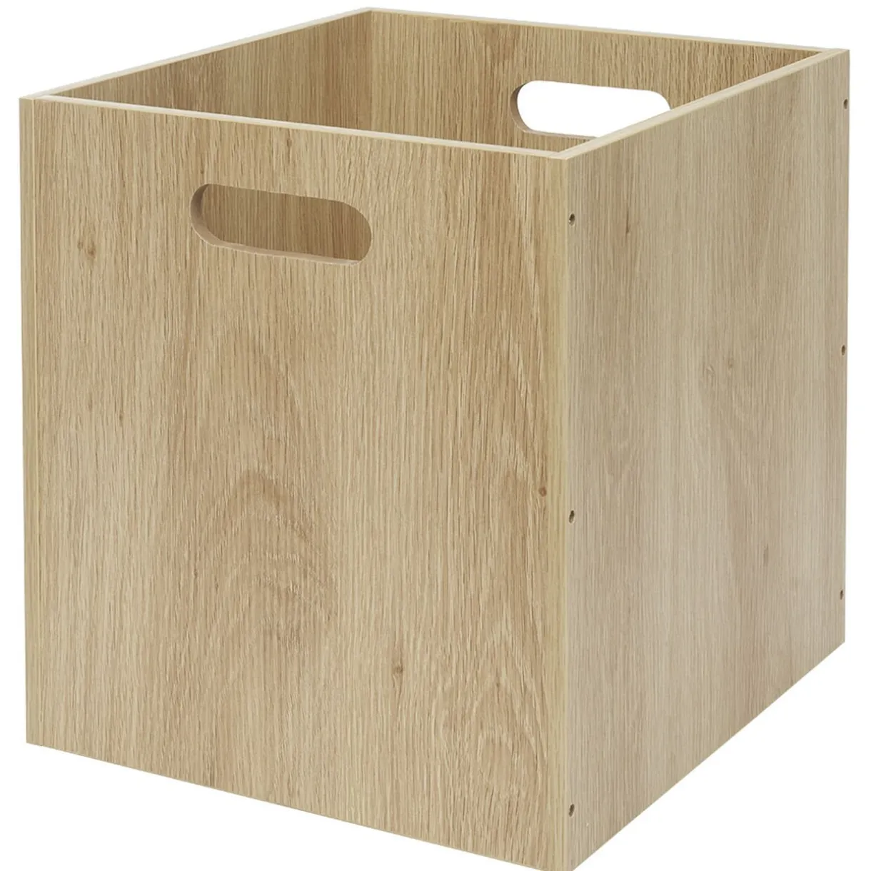 Entretien Du Linge|Gifi Boîte de rangement casier cube en bois 31x29xH31cm