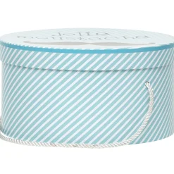 Rangement|Gifi Boîte de rangement déco bleue Jidoo 2.0 moustache