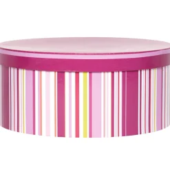 Rangement|Gifi Boîte de rangement déco rayures roses Muranu Intemporel