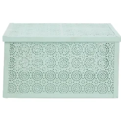 Rangement|Gifi Boîte de rangement déco verte d eau