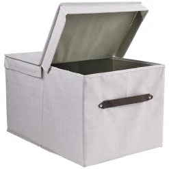 Entretien Du Linge|Gifi Boîte de rangement demi ouverture 50x35xH30cm