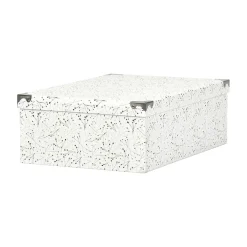 Entretien Du Linge|Gifi Boîte de rangement en carton L.44 x l.31 x H.15 cm