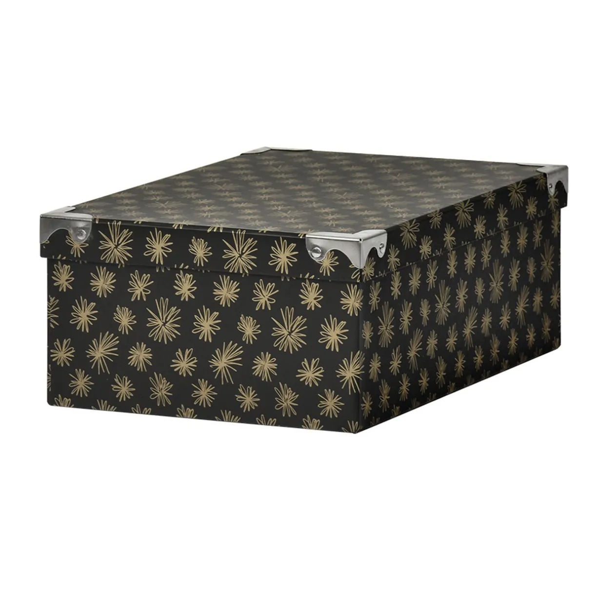 Entretien Du Linge|Gifi Boîte de rangement en carton L.32 x l.21,5 x H.11,8 cm