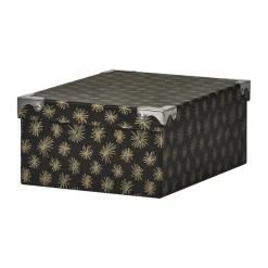 Entretien Du Linge|Gifi Boîte de rangement en carton L.28 x l.19,5 x H.10,8 cm